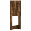 vidaXL WC Szekrény EDE Füstös Tölgy 66 x 25,5 x 190 cm Szerelt Fa