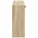 vidaXL Fali Cipőtartó ALKMAAR 71 x 17 x 43 cm Szerelt Fa Sonoma Tölgy