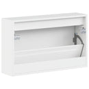 vidaXL Fali Cipőtartó ALKMAAR 71 x 17 x 43 cm Szerelt Fa