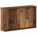 vidaXL Fali Cipőtartó ALKMAAR 71 x 17 x 43 cm Szerelt Fa Antik Fa