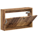 vidaXL Fali Cipőtartó ALKMAAR 71 x 17 x 43 cm Szerelt Fa Antik Fa
