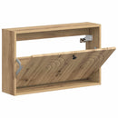 vidaXL Fali Cipőtartó ALKMAAR 71 x 17 x 43 cm Szerelt Fa