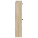 vidaXL Fali Cipőtartó ALKMAAR 71 x 17 x 86 cm Szerelt Fa Sonoma Tölgy