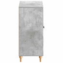 vidaXL Cipőszekrény ALKMAAR 59,5 x 39,5 x 90 cm Szerelt Fa Betonszürke