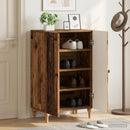 vidaXL Cipőszekrény ALKMAAR 59,5 x 39,5 x 90 cm Szerelt Fa Antik Fa
