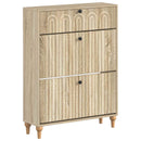 vidaXL Cipőszekrény ALKMAAR 78 x 24 x 103 cm Szerelt Fa Sonoma Tölgy