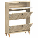 vidaXL Cipőszekrény ALKMAAR 78 x 24 x 103 cm Szerelt Fa Sonoma Tölgy