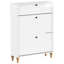 vidaXL Cipőszekrény ALKMAAR 78 x 24 x 103 cm Szerelt Fa