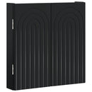 vidaXL Darts szekrény ALKMAAR Fekete 52,5 x 10,5 x 53,5 cm Szerelt Fa