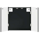vidaXL Darts szekrény ALKMAAR Fekete 52,5 x 10,5 x 53,5 cm Szerelt Fa