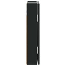 vidaXL Darts szekrény ALKMAAR Fekete 52,5 x 10,5 x 53,5 cm Szerelt Fa