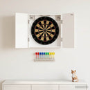 vidaXL Darts szekrény ARNHEM Magasfényű Fehér 52,5 x 10,5 x 53,5 cm