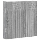 vidaXL Darts szekrény ALKMAAR Szürke Sonoma 52,5 x 10,5 x 53,5 cm