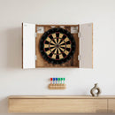 vidaXL Darts szekrény ARNHEM Antik Fa 52,5 x 10,5 x 53,5 cm Szerelt Fa