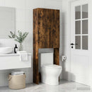 vidaXL WC Szekrény ALKMAAR Füstös Tölgy 66 x 25,5 x 190 cm Szerelt Fa