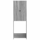 vidaXL WC Szekrény ALKMAAR Szürke Sonoma 66 x 25,5 x 190 cm Szerelt Fa