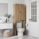 vidaXL WC Szekrény ALKMAAR Kézműves Tölgy 66 x 25,5 x 190 cm