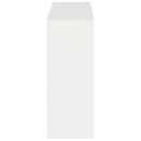 vidaXL Fali Cipőtartó ZWOLLE 71 x 17 x 43 cm Szerelt Fa Fehér