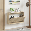 vidaXL Fali Cipőtartó ZWOLLE 71 x 17 x 43 cm Szerelt Fa Sonoma Tölgy