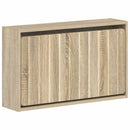 vidaXL Fali Cipőtartó ZWOLLE 71 x 17 x 43 cm Szerelt Fa Sonoma Tölgy