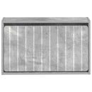vidaXL Fali Cipőtartó ZWOLLE 71 x 17 x 43 cm Szerelt Fa Betonszürke