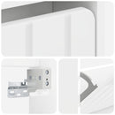 vidaXL Fali Cipőtartó ZWOLLE 71 x 17 x 43 cm Szerelt Fa