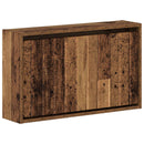 vidaXL Fali Cipőtartó ZWOLLE 71 x 17 x 43 cm Szerelt Fa Antik Fa