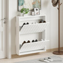 vidaXL Fali Cipőtartó ZWOLLE 71 x 17 x 86 cm Szerelt Fa