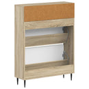 vidaXL Cipőszekrény ZWOLLE 78 x 24 x 103 cm Szerelt Fa Sonoma Tölgy