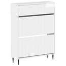 vidaXL Cipőszekrény ZWOLLE 78 x 24 x 103 cm Szerelt Fa