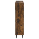 vidaXL Cipőszekrény ZWOLLE 78 x 24 x 103 cm Szerelt Fa Füstös Tölgy