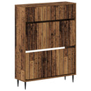 vidaXL Cipőszekrény ZWOLLE 78 x 24 x 103 cm Szerelt Fa Antik Fa