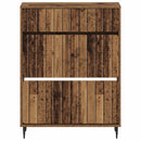 vidaXL Cipőszekrény ZWOLLE 78 x 24 x 103 cm Szerelt Fa Antik Fa