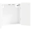 vidaXL Darts szekrény ZWOLLE Fehér 52,5 x 10,5 x 57,5 cm Szerelt Fa