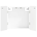 vidaXL Darts szekrény ZWOLLE Fehér 52,5 x 10,5 x 57,5 cm Szerelt Fa