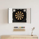 vidaXL Darts szekrény ZWOLLE Fekete 52,5 x 10,5 x 57,5 cm Szerelt Fa