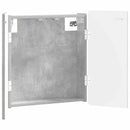 vidaXL Darts szekrény ZWOLLE Betonszürke 52,5 x 10,5 x 57,5 cm
