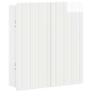 vidaXL Darts szekrény ZWOLLE Magasfényű Fehér 52,5 x 10,5 x 57,5 cm