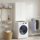 vidaXL WC Szekrény ZWOLLE Fehér 66 x 25,5 x 190 cm Szerelt Fa