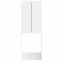 vidaXL WC Szekrény ZWOLLE Fehér 66 x 25,5 x 190 cm Szerelt Fa