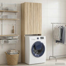 vidaXL WC Szekrény ZWOLLE Sonoma Tölgy 66 x 25,5 x 190 cm Szerelt Fa