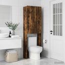 vidaXL WC Szekrény ZWOLLE Füstös Tölgy 66 x 25,5 x 190 cm Szerelt Fa