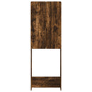 vidaXL WC Szekrény ZWOLLE Füstös Tölgy 66 x 25,5 x 190 cm Szerelt Fa