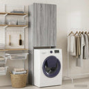 vidaXL WC Szekrény ZWOLLE Szürke Sonoma 66 x 25,5 x 190 cm Szerelt Fa
