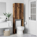 vidaXL WC Szekrény ZWOLLE Antik Fa 66 x 25,5 x 190 cm Szerelt Fa