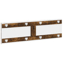 vidaXL Falra szerelhető fejtámla ZWOLLE Füstös Tölgy Szerelt Fa