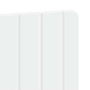 vidaXL Falra szerelhető fejtámla ZWOLLE Fehér Szerelt Fa