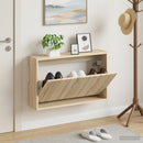 vidaXL Fali Cipőtartó ARNHEM 71 x 17 x 43 cm Szerelt Fa Sonoma Tölgy