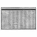 vidaXL Fali Cipőtartó ARNHEM 71 x 17 x 43 cm Szerelt Fa Betonszürke