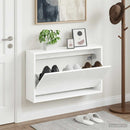 vidaXL Fali Cipőtartó ARNHEM 71 x 17 x 43 cm Szerelt Fa